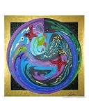 Mandala Religion & Philosophy Giclee Poster Print by Mieko Hyner, 8x10