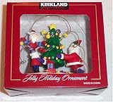 Jolly Holiday Christmas Ornament -- Set of Four