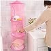 Homecube 2 Pcs Set Hanging Mesh Storage Basket Organizer, Toy Storage Cage,3 Compartments,Collapsible