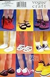 Vogue 7329 - American Girl Size Pattern - Footwear (Vogue 7329 or Vogue 728)