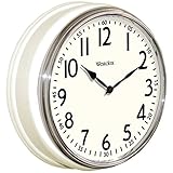 UPC 844220005977 product image for Westclox 32041W Round Vintage Kitchen Classic Clock, 12-Inch, White | upcitemdb.com