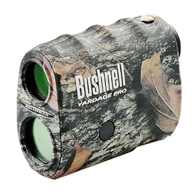 Click here to buy Bushnell Yardage Pro Legend Waterproof Laser Rangefinder (Camouflage) by Bushnell.