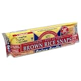 Brown Rice Snaps Onion Garlic 3.5 Ounce Packs Pack of 12 by 