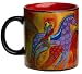 Laurel Burch Ponies With Parrots Mug