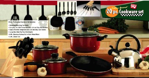 Kitchen Gourmet 20 Pc Professional Cookware Set product image