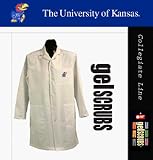 Kansas Jayhawks Long Lab Coat from GelScrubs
