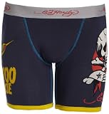 51JKHiK0 3L. SL160  Ed Hardy Mens Tattoo Junkie,Navy,Large