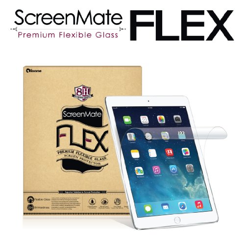 iloome iPad Mini Retina ScreenMate Flex Flexible Glass 8H Hardness Premium Screen Protector with Oleophobic Coating