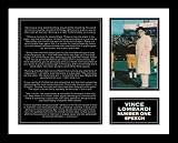Vince Lombardi Green Bay Packers NFL Framed Photograph with #1 Winner Speech