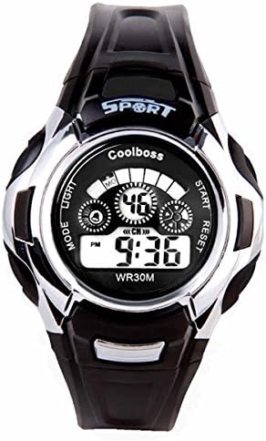 Kids Students Boy Climbing Waterproof Digital Watches Mens Multifunction Sport Watch Black