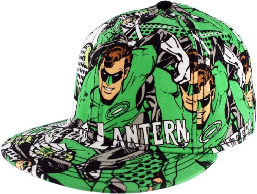  Green Lantern All-Over Flex Fit Baseball Cap