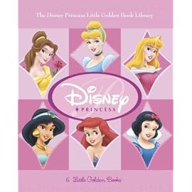 Disney Princess Little Golden Book: Cinderella/Snow White/The Little Mermaid/Sleeping Beauty/Beauty and the Beast/Aladdin