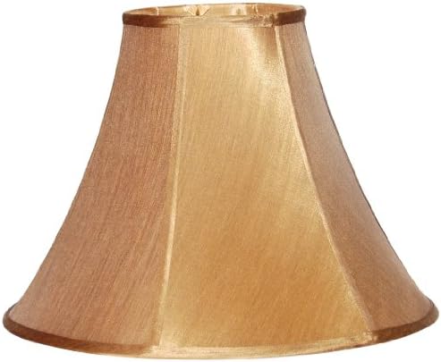 Lamp Factory A Ray Of Light 12" H Empire Bronze Pongee Silk Bell Lamp Shade