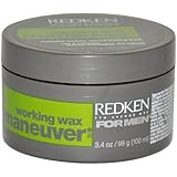 Maneuver Work Wax Unisex Wax by Redken, 3.4 Ounce