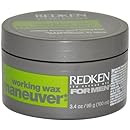 Maneuver Work Wax Unisex Wax by Redken, 3.4 Ounce