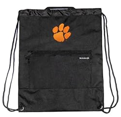 Clemson Backpack Cinch Drawstring Style Clemson Tigers Draw String Back Pack Bag- For Boys Girls Students or Adults