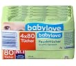 Babylove Feuchttücher , 2er Pack (2 x 320 Stück)