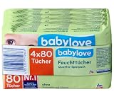 Produkt-Bild: Babylove Feuchtt&uuml;cher , 2er Pack (2 x 320 St&uuml;ck)