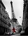 Posters: Paris Mini Poster - Tour Eiffel, La Veste Rouge I (50 x 40 cm)
