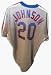 Howard Johnson New York Mets Autographed Grey Throwback Majestic Jersey