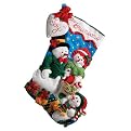 Bucilla Our Family Stocking Felt Kit [Warning: Choking hazard small parts]