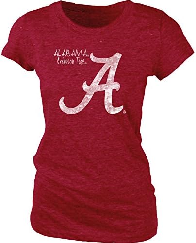 NCAA Alabama Crimson Tide Women's Tri-Blend Tee, Medium, Cardinal
