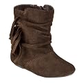 Toddler Girls' Xhilaration&reg; Jacquetta Suede Fringe Boots - Brown