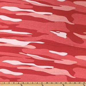 56-Wide-Cotton-Baby-Rib-Knit-Camo-Pink-Fabric-By-The-Yard