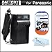 Battery Charger Kit For Panasonic LUMIX DMC-SZ7, DMC-TS25 Digital Camera Includes Ac/Dc 110/220 Rapid Travel Charger For Panasonic DMW-BCK7 Battery + LCD Screen Protectors + MicroFiber Cloth