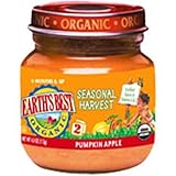 Earth's Best Organic 2nd Seasonal Harvest Pumpkin Apple, 4 Ounce Jars (Pack of 12)