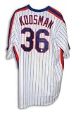 Jerry Koosman Autographed/Hand Signed New York Mets White Pinstripe Majestic Throwback Jersey