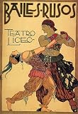 BAILES RUSOS TEATRO LICEO THEATRE COUPLE DANCE SMALL VINTAGE POSTER REPRO
