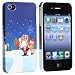 Christmas Santa Claus Clip-on Rubber Case For Apple&Acirc;&reg; iPhone&Acirc;&reg; 4/4S