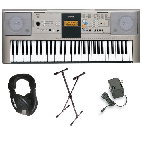 Yamaha YPT320 61 Key Personal Keyboard with AC Adapter, Deluxe Keyboard Stand and Professional Headphones 51JL%2BsKOVPL. SL500 Yamaha YPT320 61 Key Personal Keyboard with AC Adapter, Deluxe Keyboard Stand and Professional Headphones