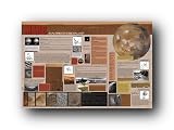 MARS SPACE EXPLORATIONS CHART REFERENCE POSTER 77024