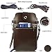 Dteck Cross-Body Cell Phone Bag, Multifunctional Soft PU Leather Mini Phone Bag with Detachable Shoulder Strap for Apple iPhone Samsung Galaxy Series and Other Smartphone Under 5.5 inch (Brown)