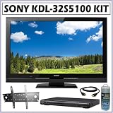 Sony Bravia® S Series KDL 32S5100 32 Inch 1080p LCD HDTV + TV Accessory Kit 51JL77m5PjL. SL160 Sony Bravia® S Series KDL 32S5100 32 Inch 1080p LCD HDTV + TV Accessory Kit