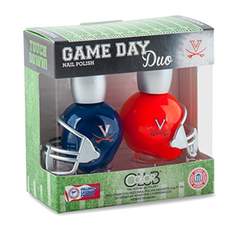Virginia Cavaliers Game Day Duo Nail Polish
