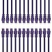 GearIT 24-Pack, Cat 6 Ethernet Cable Cat6 Snagless Patch 3 Feet - Snagless RJ45 Computer LAN Network Cord, Purple - Compatible with 24 48 Port Switch POE Rackmount 24port Gigabit
