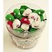 CHRISTMAS FAUX MICE144/CANISTER