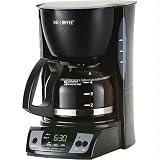 Mr. Coffee CGX7 5-Cup Programmable Coffeemaker, Black