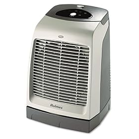 Holmes HFH5606UM - One-Touch Oscillating Heater Fan, 9-1 8w x 9-5 8d x 13-1 2h, Gray by Holmes