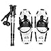 ALPS Light Weight Snowshoes for Kids, Boys & Girls & Pair Retractable Anti Shock snowshoes pole