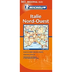 Carte RGIONAL Italie Nord-Ouest