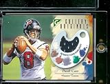 2002 Topps Gallery David Carr Originals Game-Worn Jersey Houston Texans Football Card - Mint Condition - Shipped In Protective Display Case