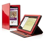 Cygnett Glam - Funda con soporte para iPad 2 color rojo con acabado brillante