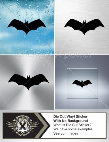 Decal Batman Begins Notebook Laptop Iphone Samsung Library Office Size: 4 X 1.6 Inches Black