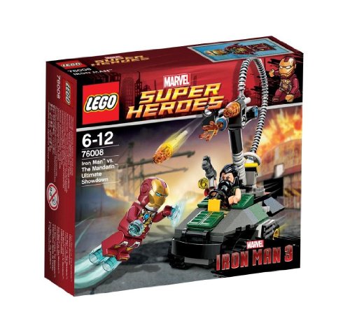 Lego Super Heroes - Marvel - 76008 - Jeu de Construction - L'ultime Combat - Iron Man Contre le Mandarin
