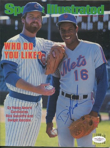Dwight Gooden Autographed/Signed 1984 Sports Illustrated (JSA)