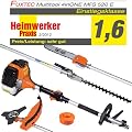 FUXTEC Benzin MultiTool "4inONE" 52ccm 3,0PS Hochentaster Heckenschere Motorsense
